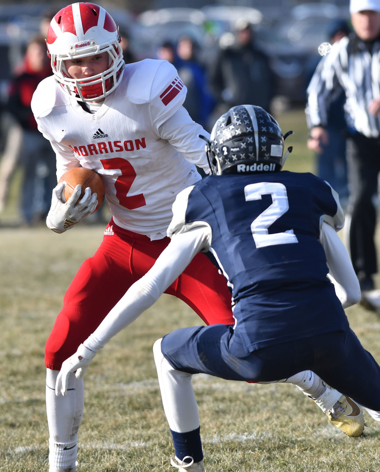 Morrison vs Annawan-Wethersfield in Class 1A football quarterfinal.